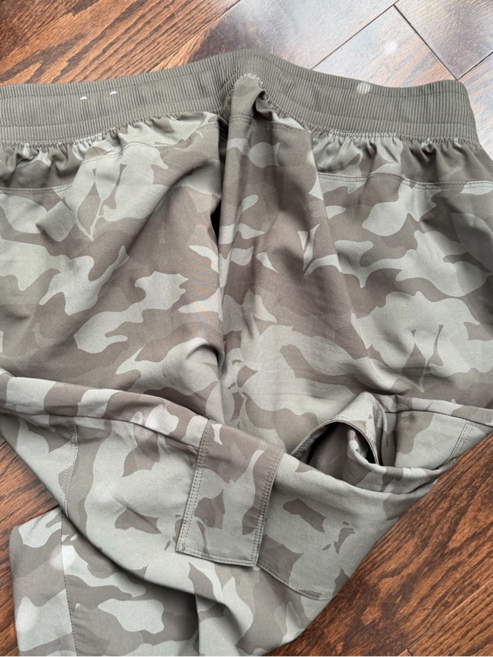 Olive Camo Cargo Jogger Pants - Picture 5 of 14